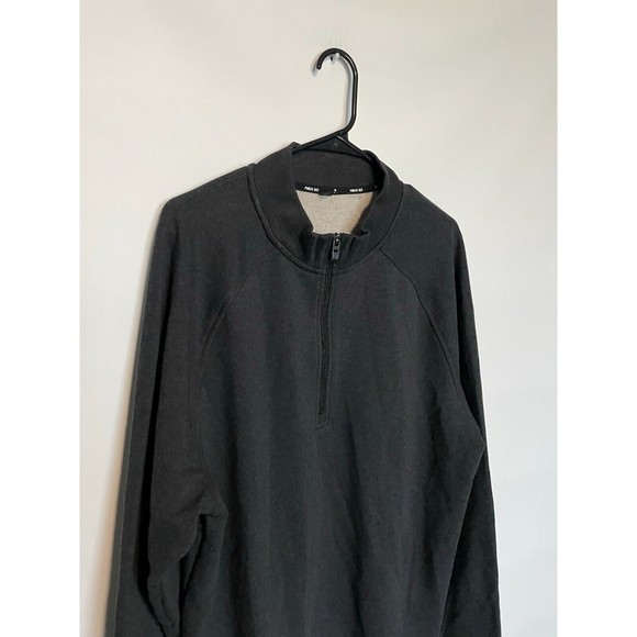 Public Rec Jacket Mens XL Gray 1/4 Zip Pullover Athletic Casual Cotton Stretch - Picture 2 of 8